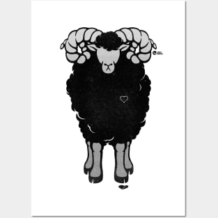 Heartless Black Sheep Love Posters and Art